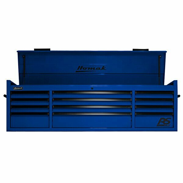 Homak RS Pro 72'' Blue 12-Drawer Top Chest BL02072120 571BL02072120